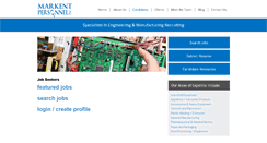 Desktop Screenshot of jobs.markentpersonnel.com
