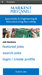 Mobile Screenshot of jobs.markentpersonnel.com